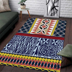 Toghu Bamenda Area Rug Cameroon Traditional Pattern