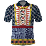 Toghu Bamenda Polo Shirt Cameroon Traditional Pattern