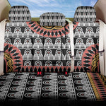 Cameroon Back Car Seat Cover Toghu Traditional Pattern