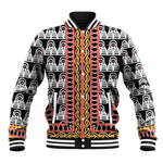 Cameroon Baseball Jacket Toghu Traditional Pattern