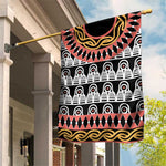 Cameroon Garden Flag Toghu Traditional Pattern