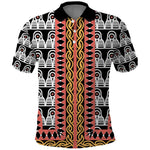 Cameroon Polo Shirt Toghu Traditional Pattern