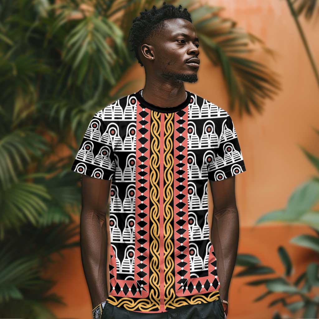 Cameroon T shirt Toghu Traditional Pattern
