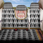 Cameroon Traditional Toghu Pattern Back Car Seat Cover