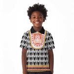 Cameroon Traditional Toghu Pattern Kid Polo Shirt