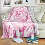 Pink Ribbon With Tie Dye Blanket Breast Cancer Awareness - African Pride