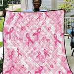 Pink Ribbon With Tie Dye Quilt Breast Cancer Awareness - African Pride