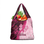 Breast Cancer Awareness Grocery Bag Think Pink - African Pattern - African Pride