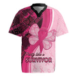 Breast Cancer Awareness Rugby Jersey Think Pink - African Pattern - African Pride
