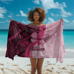 Breast Cancer Awareness Sarong Think Pink - African Pattern - African Pride