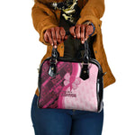 Breast Cancer Awareness Shoulder Handbag Think Pink - African Pattern - African Pride