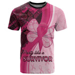 Breast Cancer Awareness T shirt Think Pink - African Pattern - African Pride