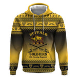 Afro Christmas Buffalo Soldiers Hoodie 10th Cavalry Regiment - African Pride