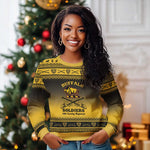 Afro Christmas Buffalo Soldiers Ugly Christmas Sweater 10th Cavalry Regiment - African Pride