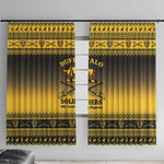 Afro Christmas Buffalo Soldiers Window Curtain 10th Cavalry Regiment - African Pride