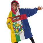 Personalized CAR Republic Day Kid Wearable Blanket Hoodie Zo Kwe Zo - African Pride