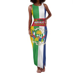 Personalized CAR Republic Day Tank Maxi Dress Zo Kwe Zo - African Pride
