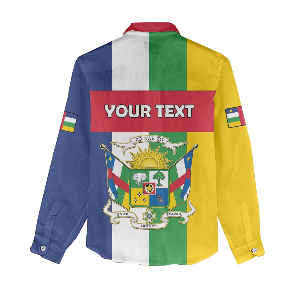 Personalized CAR Republic Day Women Casual Shirt Zo Kwe Zo - African Pride