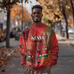 Kenya Athletics Sweatshirt Go Champions Go - African Pride