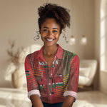 Kenya Athletics Women Casual Shirt Go Champions Go - African Pride