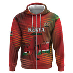 Kenya Athletics Zip Hoodie Go Champions Go - African Pride