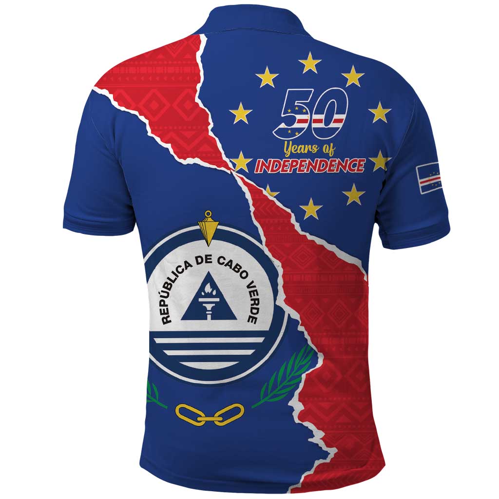 Happy Cabo Verde Polo Shirt 50th Anniversary of Independence