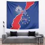 Happy Cabo Verde Tapestry 50th Anniversary of Independence
