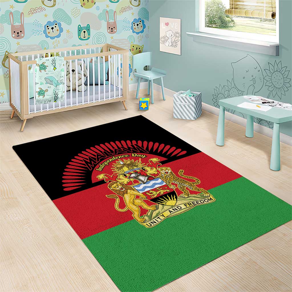 Happy Malawi Independence Day Area Rug