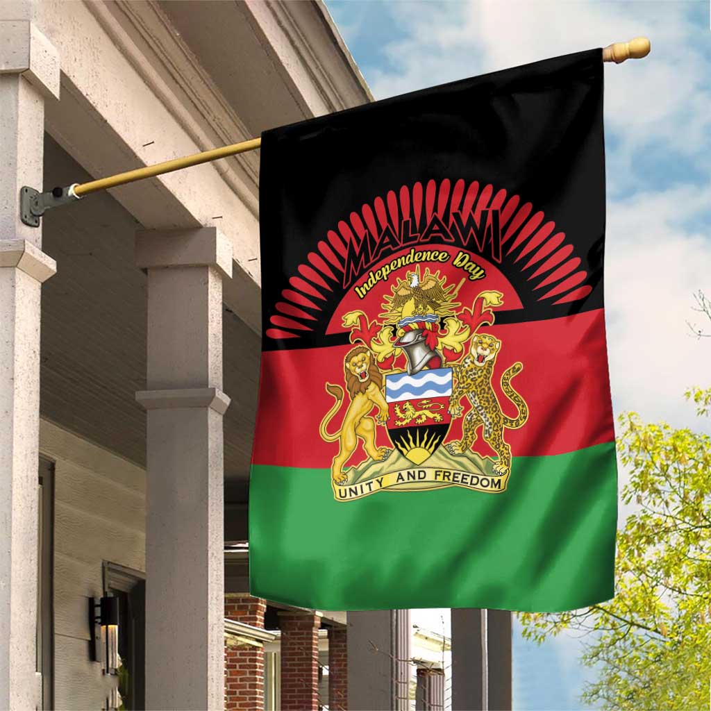 Happy Malawi Independence Day Garden Flag
