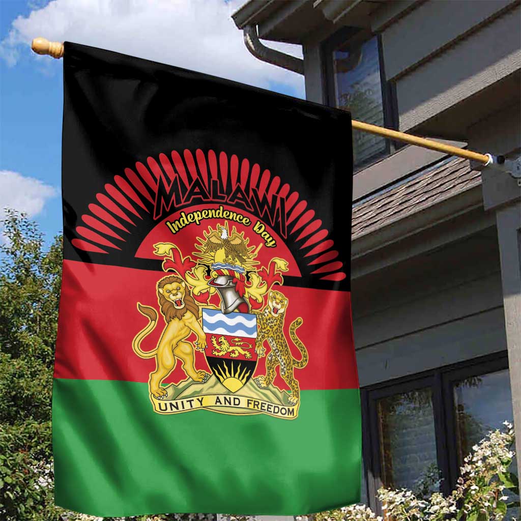 Happy Malawi Independence Day Garden Flag