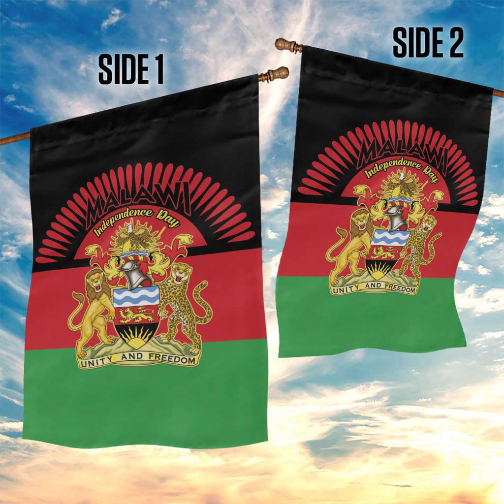 Happy Malawi Independence Day Garden Flag
