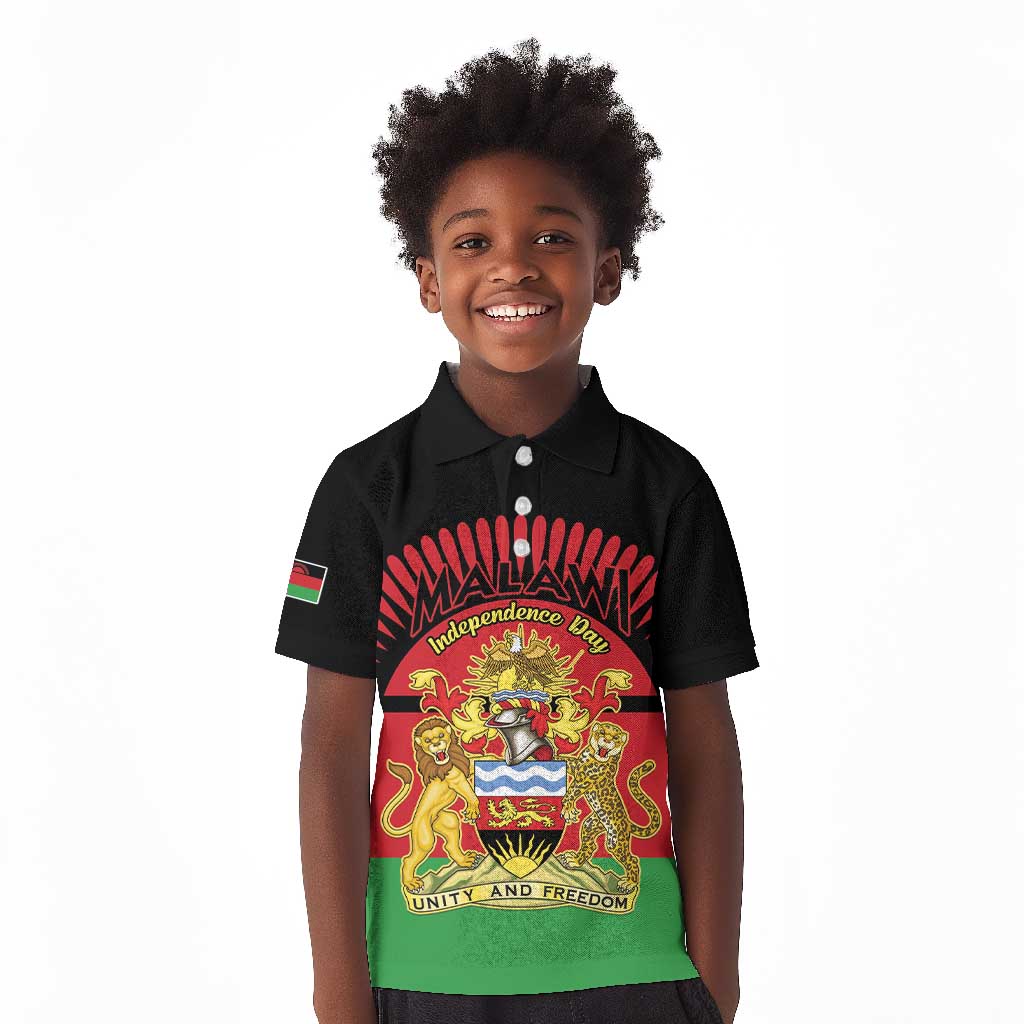 Personalized Happy Malawi Independence Day Kid Polo Shirt