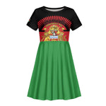 Personalized Happy Malawi Independence Day Kid Short Sleeve Dress