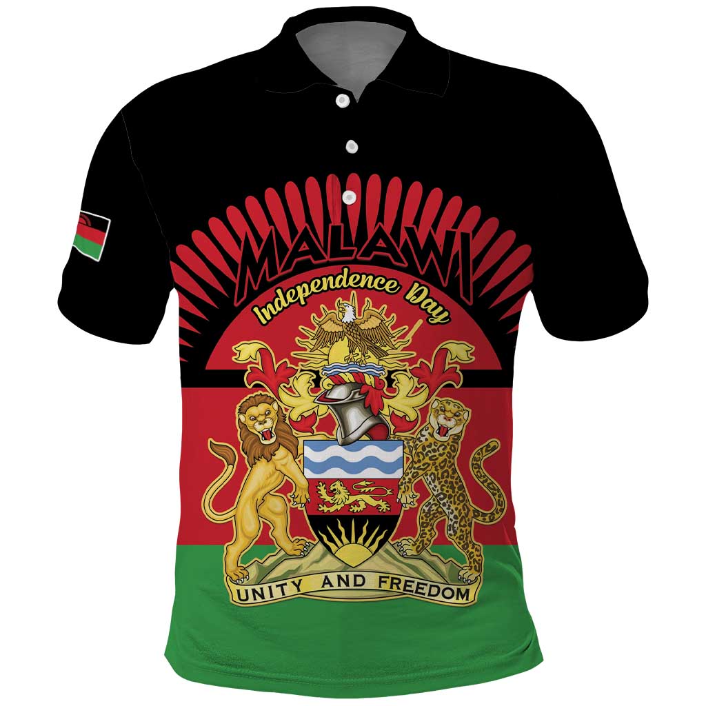 Personalized Happy Malawi Independence Day Polo Shirt