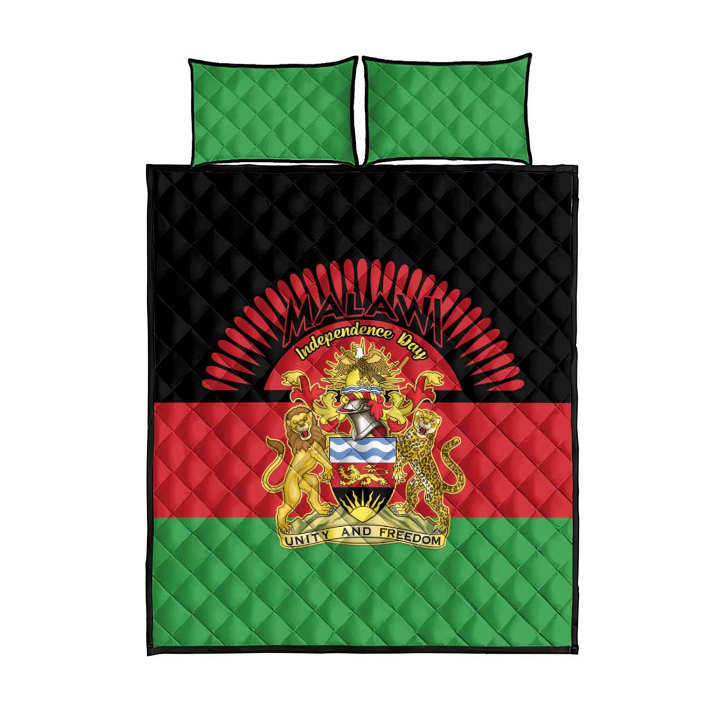 Happy Malawi Independence Day Quilt Bed Set