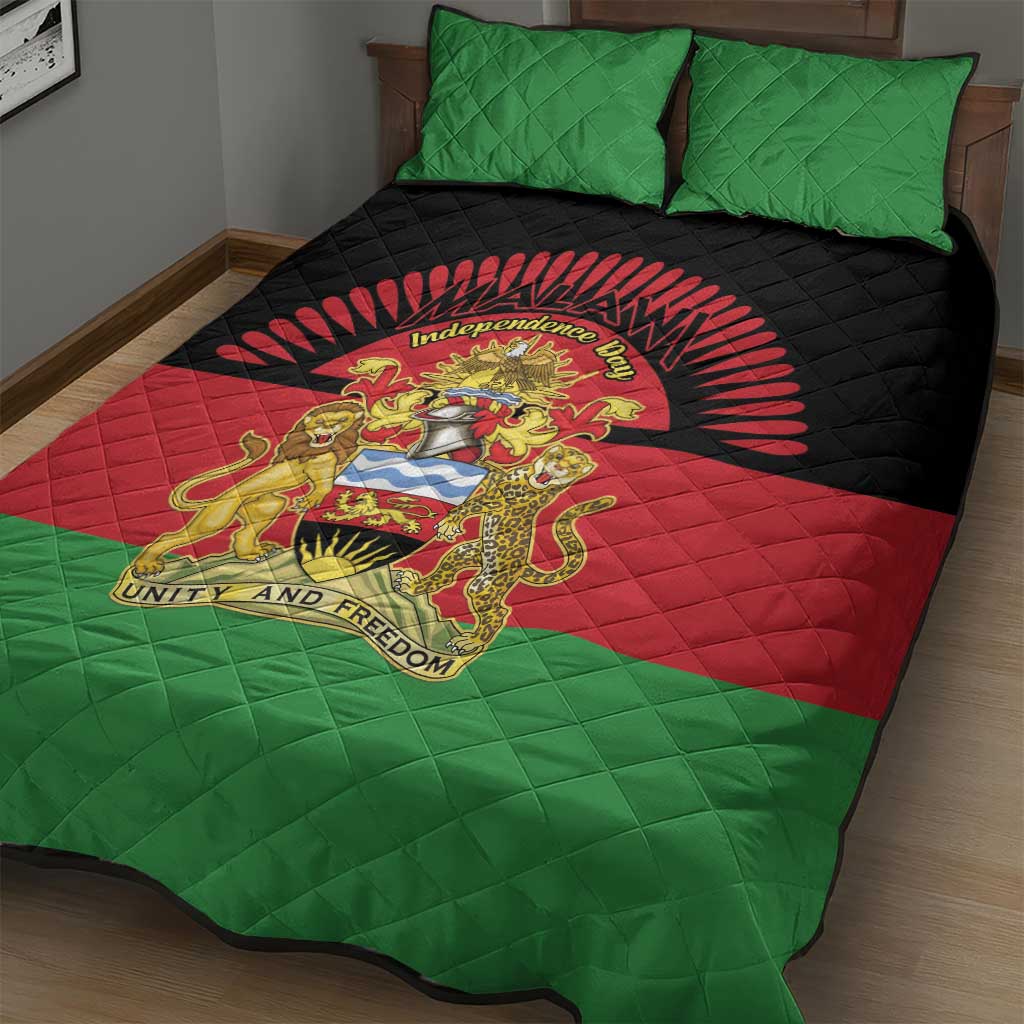 Happy Malawi Independence Day Quilt Bed Set