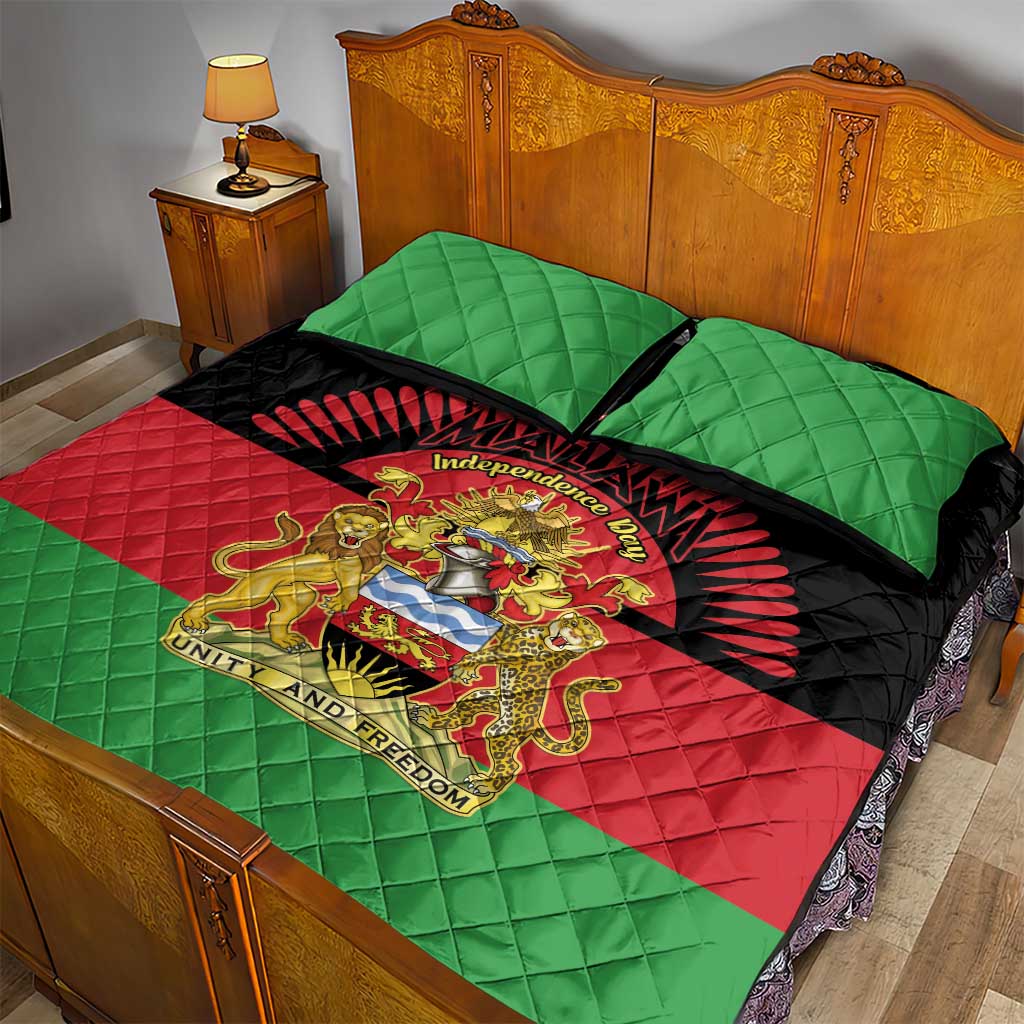 Happy Malawi Independence Day Quilt Bed Set