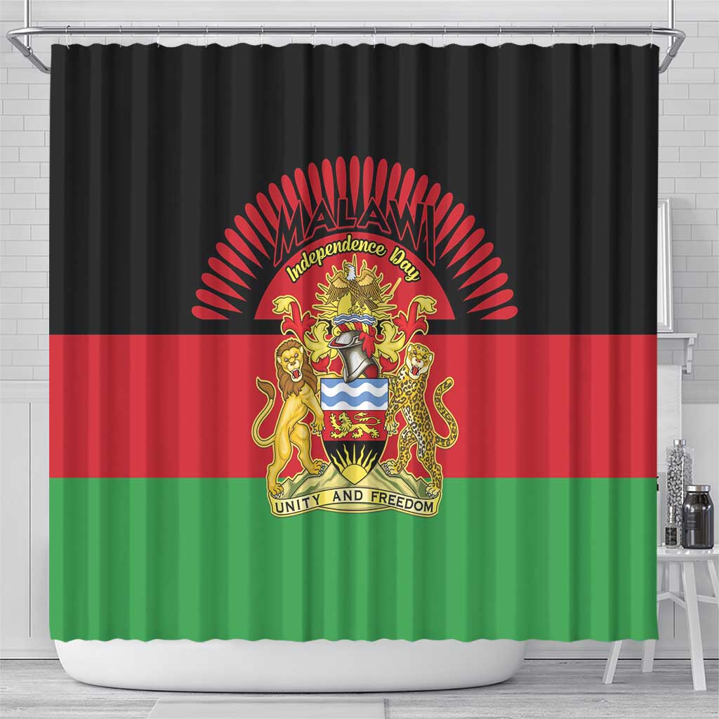 Happy Malawi Independence Day Shower Curtain