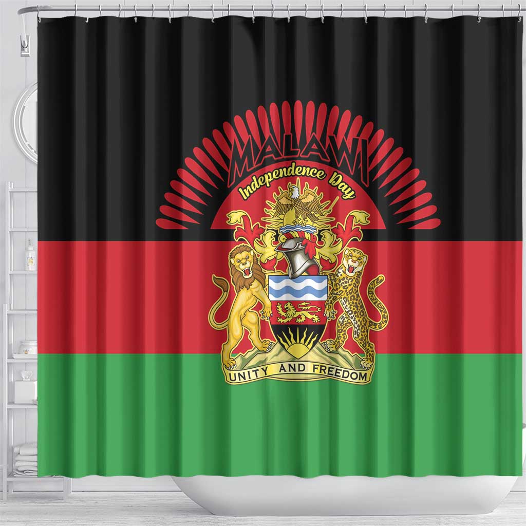 Happy Malawi Independence Day Shower Curtain