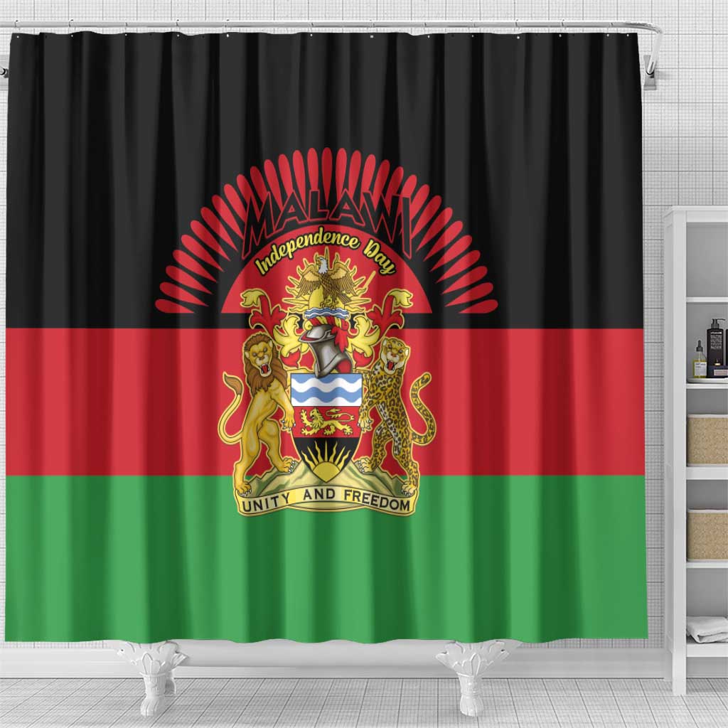 Happy Malawi Independence Day Shower Curtain