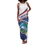Personalized Happy Liberia Independence Day Tank Maxi Dress