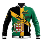 Happy Jumieka Independence Day Baseball Jacket Coat Of Arms Flag Style