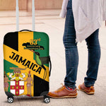 Happy Jumieka Independence Day Luggage Cover Coat Of Arms Flag Style