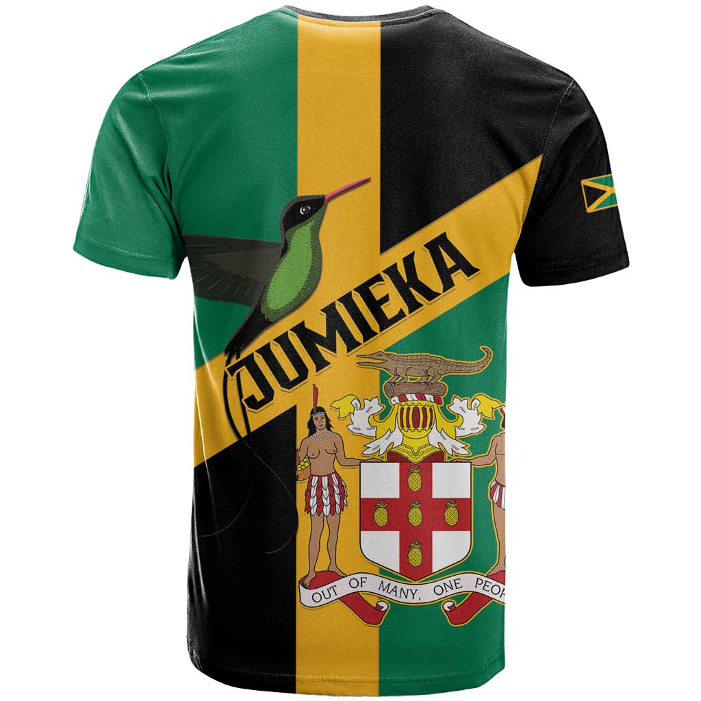 Happy Jumieka Independence Day T shirt Coat Of Arms Flag Style