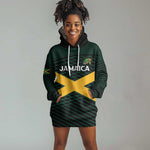 Jamaica Rugby Custom Hoodie Dress Go Champions