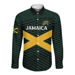 Jamaica Rugby Custom Long Sleeve Button Shirt Go Champions