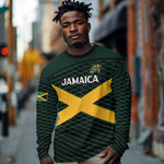 Jamaica Rugby Custom Long Sleeve Shirt Go Champions