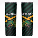 Jamaica Rugby Custom Skinny Tumbler Go Champions