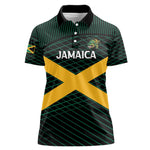 Jamaica Rugby Custom Women Polo Shirt Go Champions
