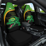 Jamaica Rugby Car Seat Cover Go Champions - Pineapple Pattern